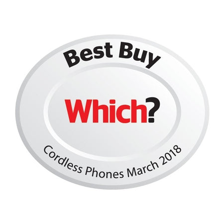 Panasonic KX-TGJ323EB Cordless Phone, Trio Handset with Nuisance Call Blocker Landline Phones Panasonic