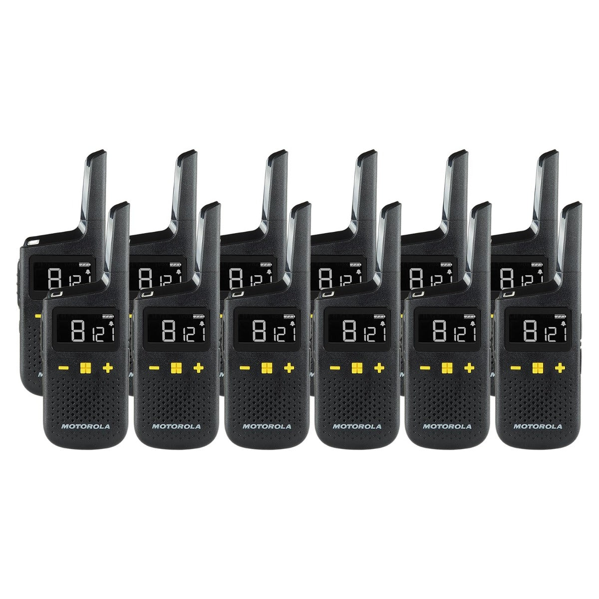 Motorola XT185 Twelve Pack License-Free Walkie Talkies Two Way Radios Motorola