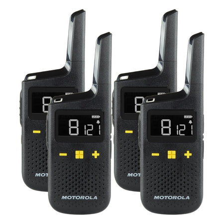 Motorola XT185 Quad Pack License-Free Walkie Talkies Two Way Radios Motorola