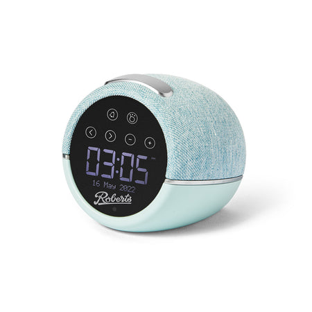 Roberts Zen Plus DAB Radio Alarm Clock & Bluetooth Speaker in Duck Egg Digital Radios Roberts