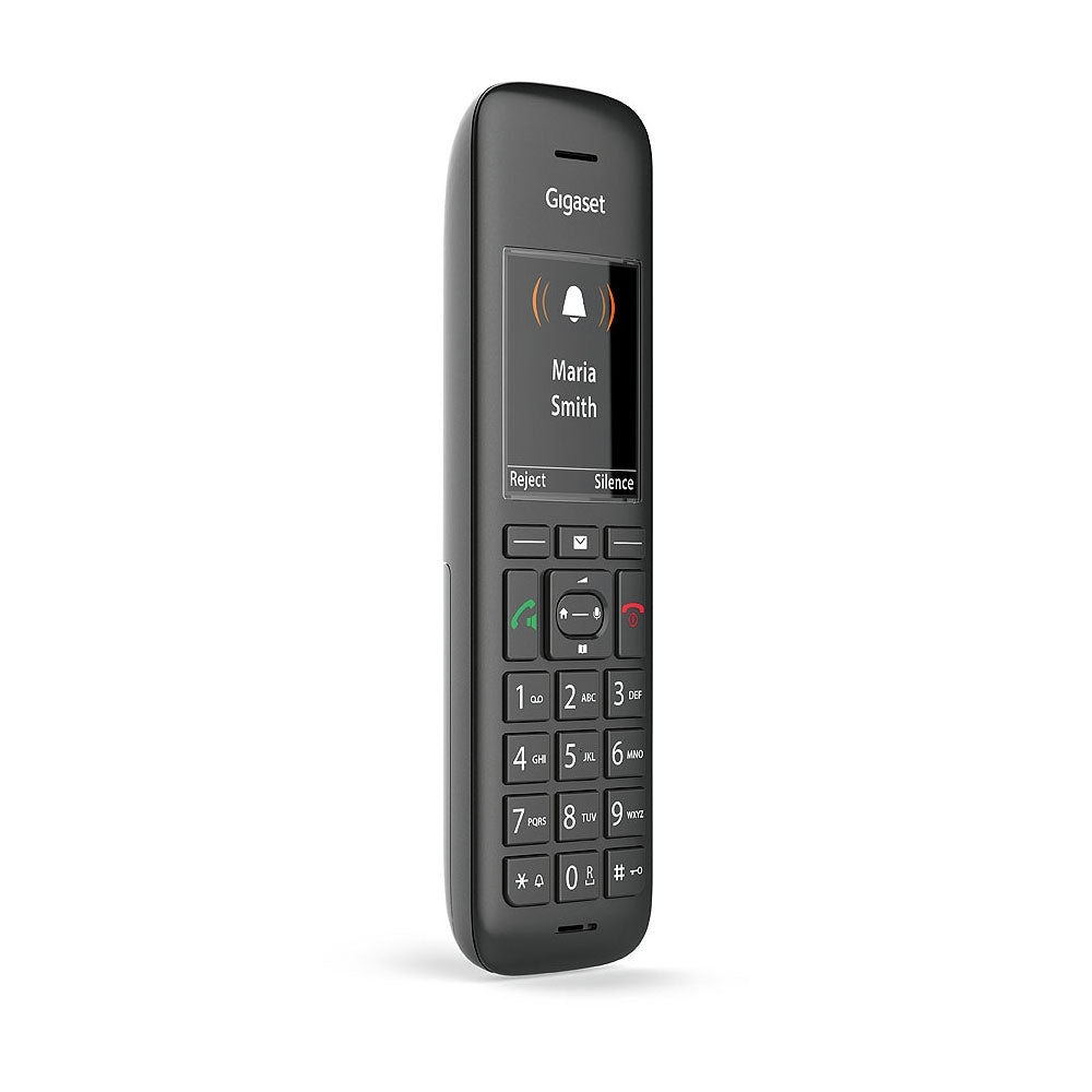 Gigaset Premium C575A Cordless Phone, Single Handset with Answer Machine Landline Phones Gigaset