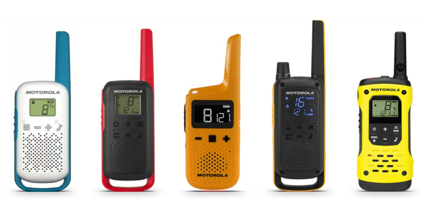 Motorola TALKABOUT range of walkie talkies