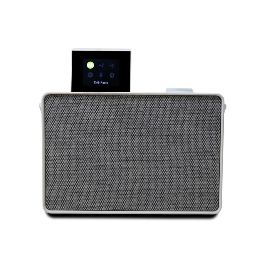 Pure Evoke Play DAB & Internet Radio with Bluetooth in Cotton White Digital Radios Pure   