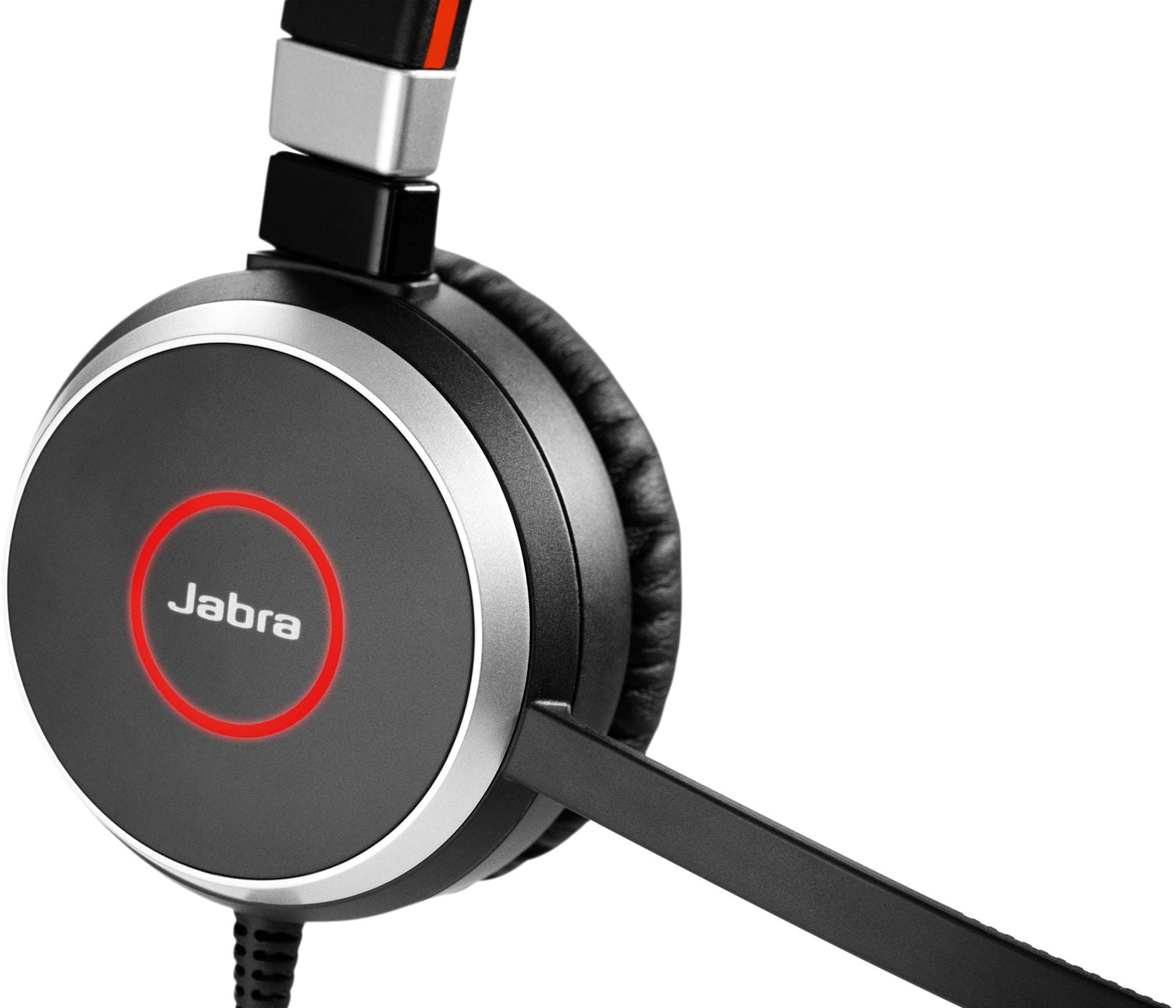 Jabra Evolve 40 UC Mono USB-C Wired Headset Jabra Evolve 40 UC Stereo Headset \u2013 Unified Communications Headphones for  VoIP Softphone with Passive Noise Cancellation \u2013 USB-Cable with Controller  \u2013