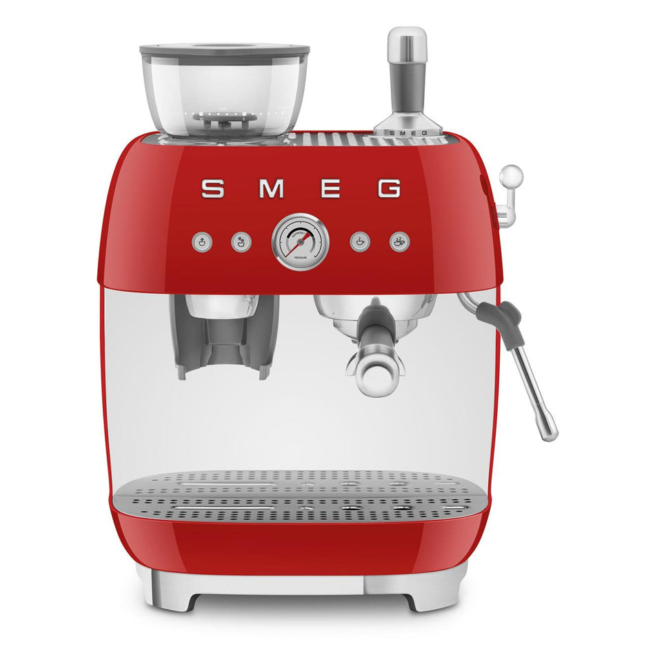 Smeg EGF03 Espresso Coffee Machine in Red Coffee Machines Smeg   