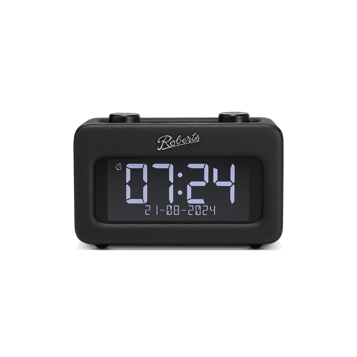 Roberts Revival Rest DAB Radio Alarm Clock, Black Digital Radios Roberts   