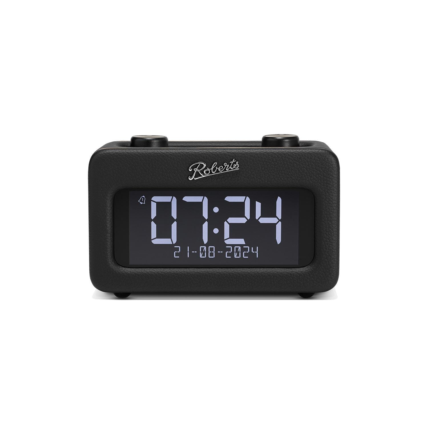 Roberts Revival Rest DAB Radio Alarm Clock, Black Digital Radios Roberts   