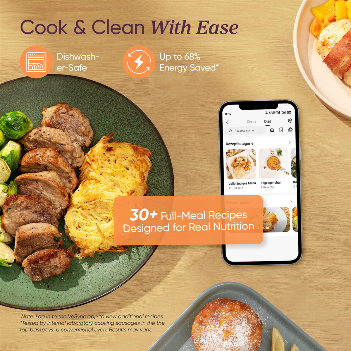 COSORI Turbo Tower 10.8L Air Fryer | Dual Basket, 7-in-1, Space Saving, 7 Settings Air Fryers Cosori