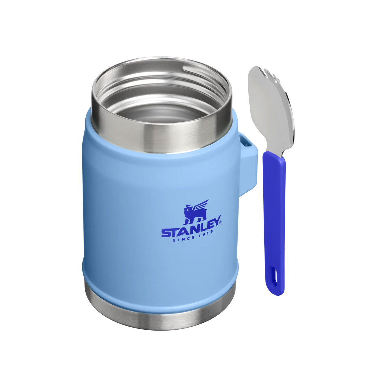 Stanley The Legendary Food Jar + Spork 0.41L Blue Sky Camping Accessories Stanley