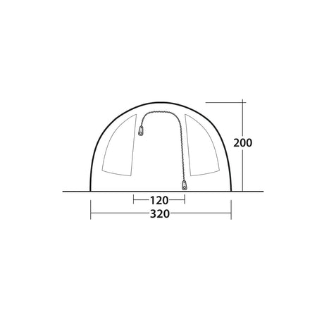 Outwell Sky 5 Tent, 5-Person Tents Outwell