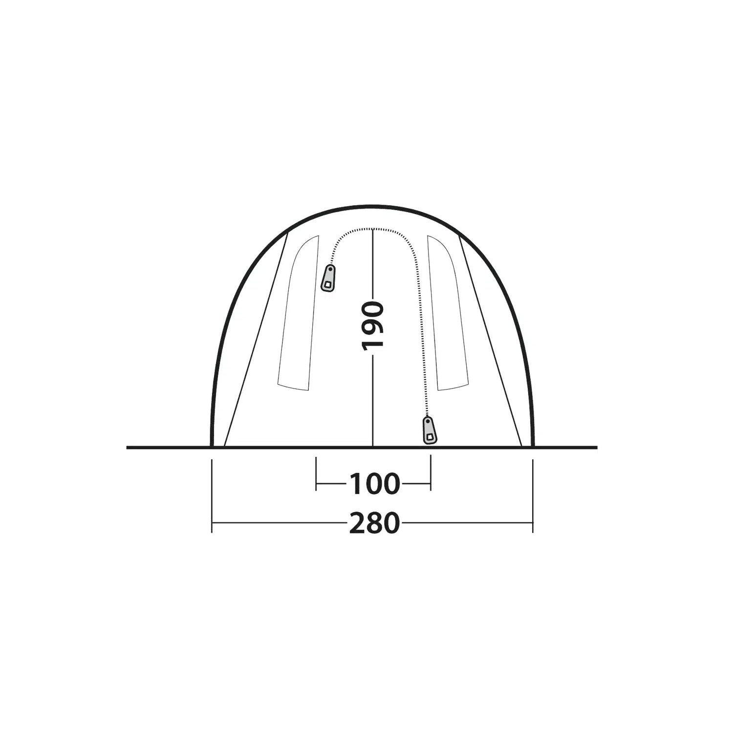 Outwell Rockwell 4 4-Person Tent Tents Outwell