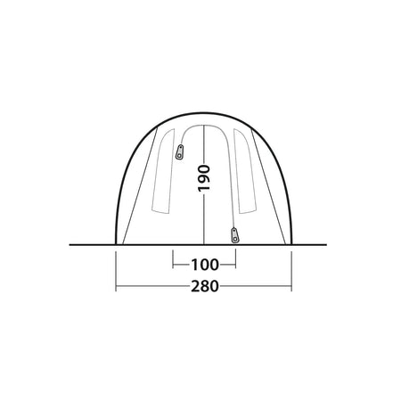 Outwell Rockwell 4 4-Person Tent Tents Outwell