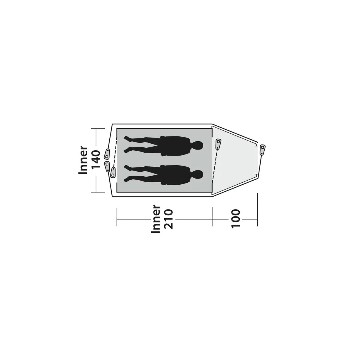 Ouwell Cloud 2 Tent, 2-Person Tents Outwell