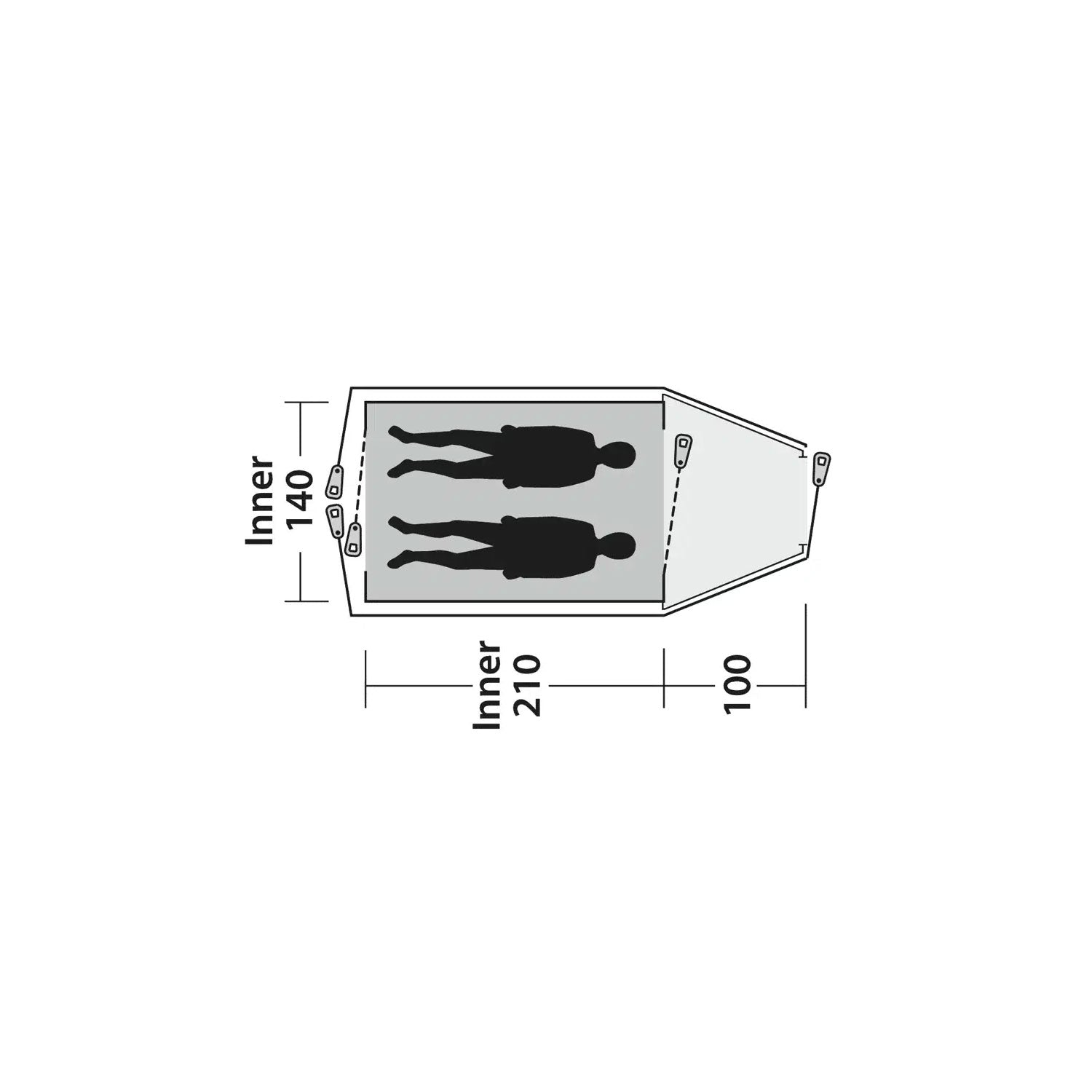 Ouwell Cloud 2 Tent, 2-Person Tents Outwell