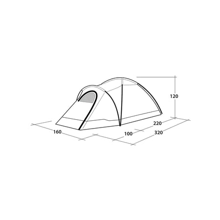 Ouwell Cloud 2 Tent, 2-Person Tents Outwell