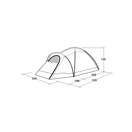 Outwell Earth 3 Plus Tent, 3-Person Tents Outwell