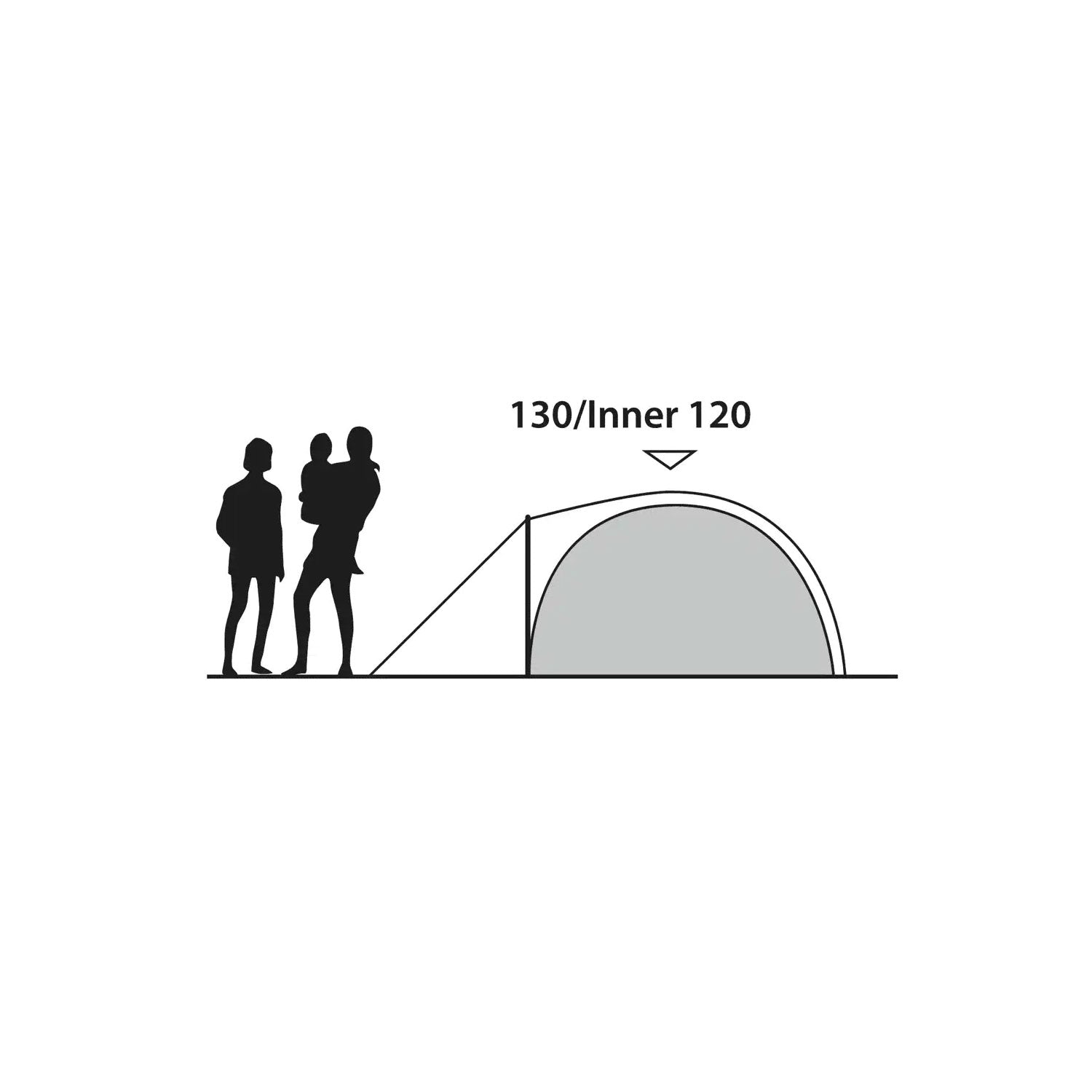 Outwell Cloud 3 Tent, 3-Person Tents Outwell