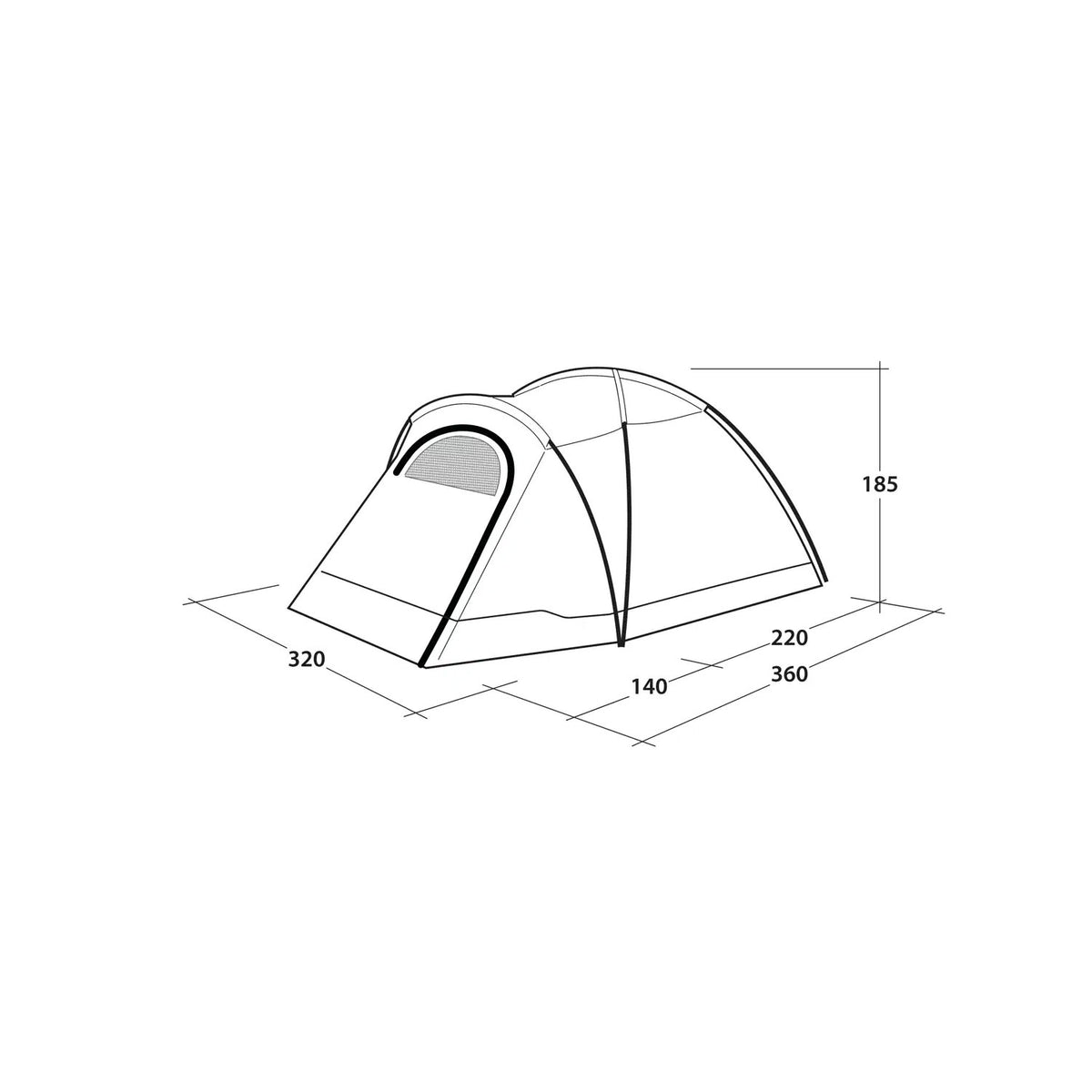 outwell cloud 5 tent Tent, 5-Person – Farbe:Fels Foto: shimano 2012 einsatzbereich ModelNumber=J3035