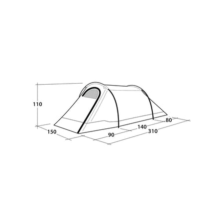 Outwell Earth 2 Tent, 2-Person Tents Outwell