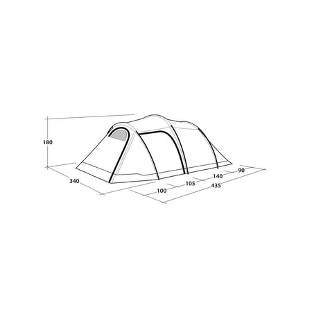 Outwell Earth 5 Plus Tent, 5-Person Tents Outwell