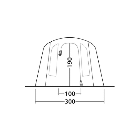 Outwell Sacramento 4 Air, 4-Person Tent Tents Outwell