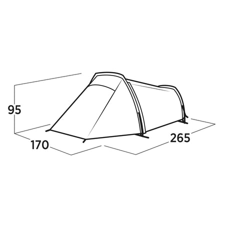 Easy Camp Hemsedal 2, 2-Person Tent Tents Easy Camp