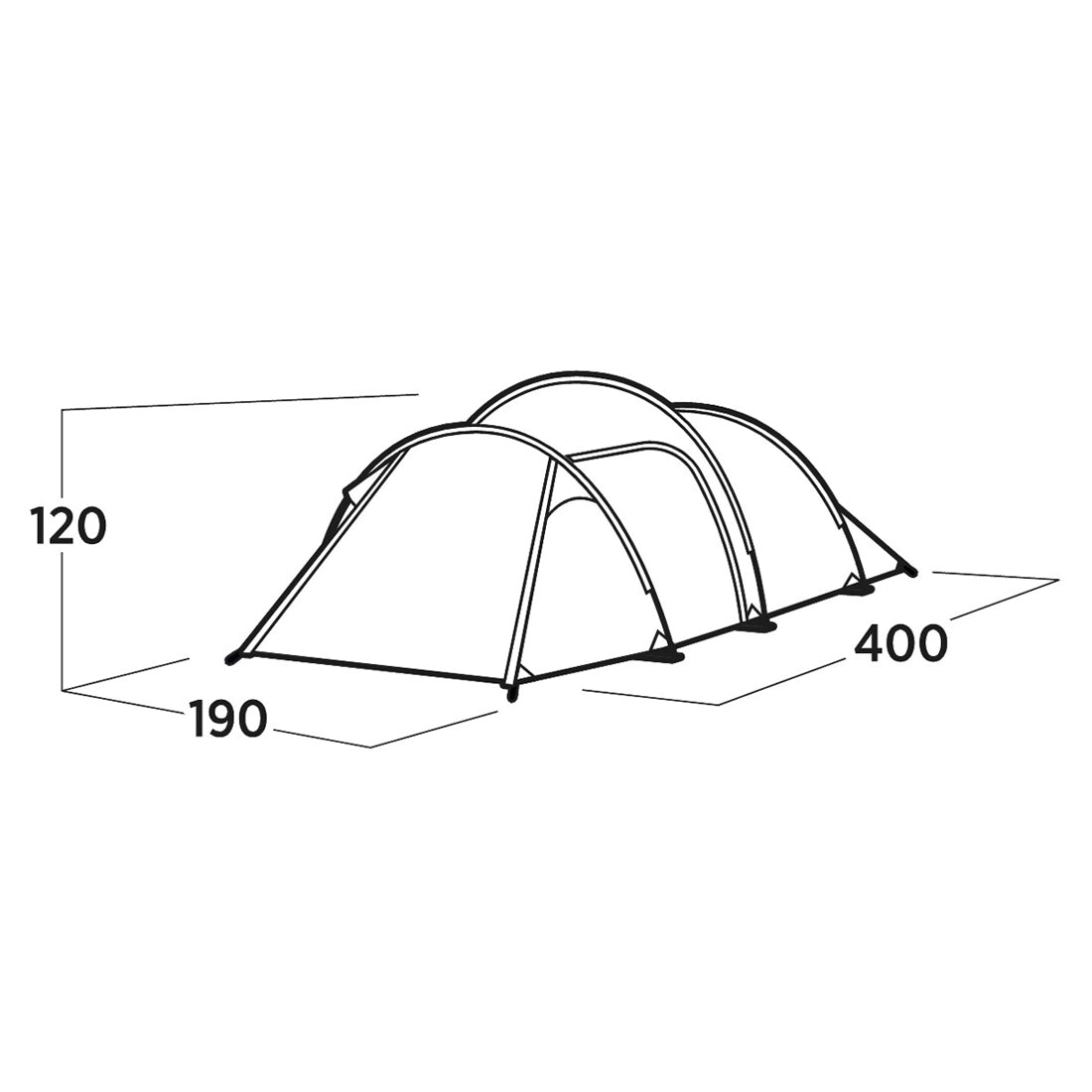 Easy Camp Hemsedal 3, 3-Person Tent Tents Easy Camp