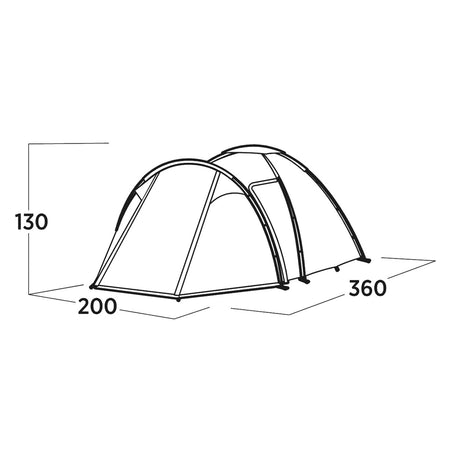 Easy Camp Lomsdal 3, 3-Person Tent Tents Easy Camp