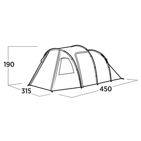 Easy Camp Hidra 5, 5-Person Family Tent Tents Easy Camp