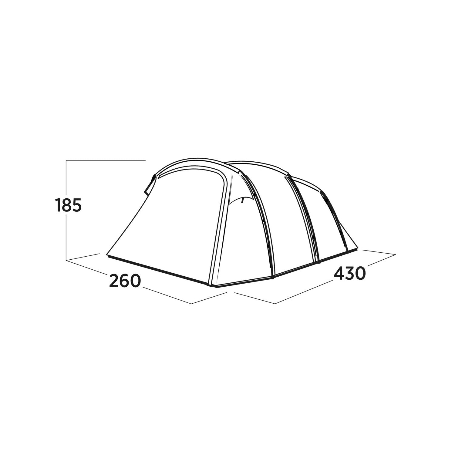 Easy Camp Hamra 4, 4-Person Tent Tents Easy Camp