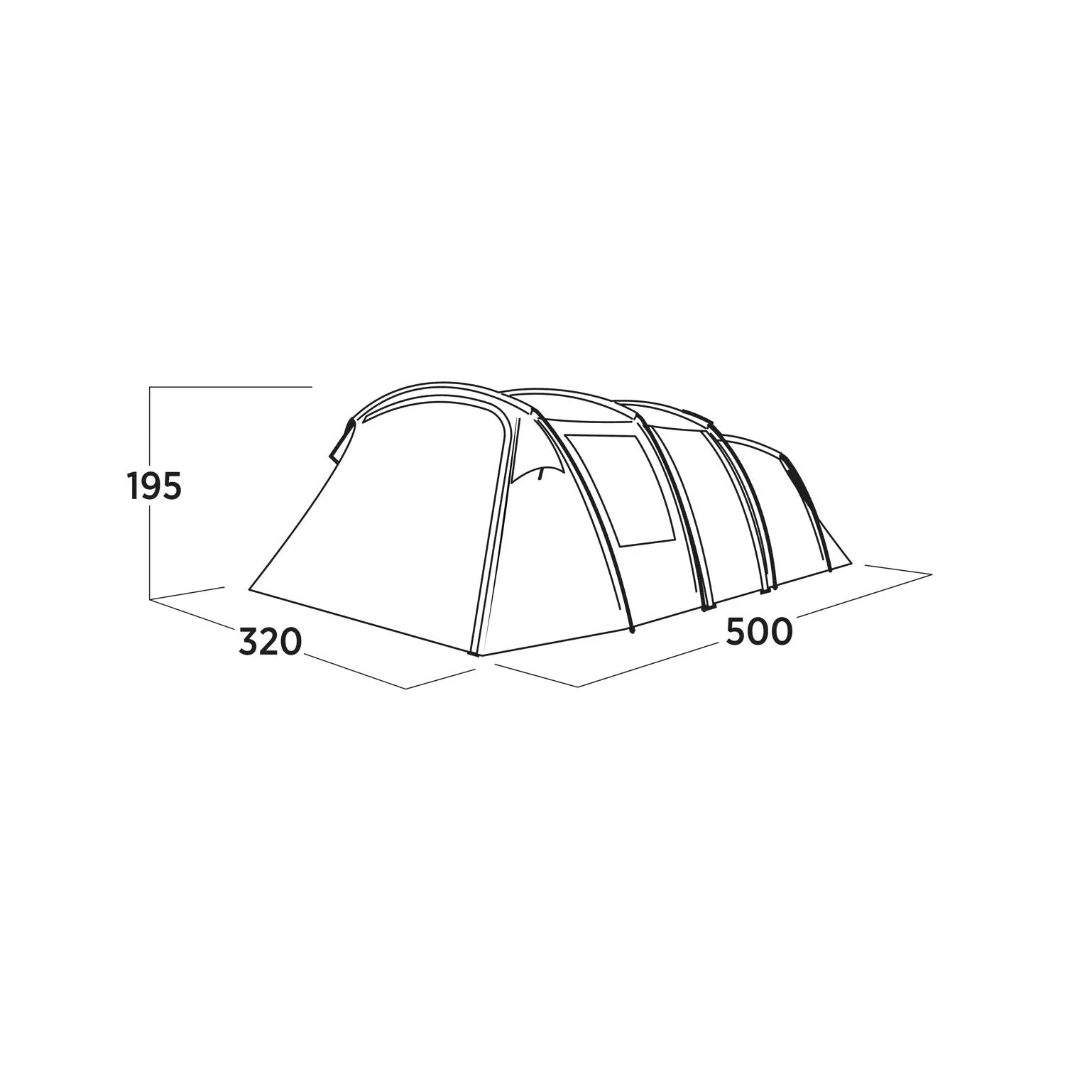Easy Camp Hamra 5, 5-Person Tent Tents Easy Camp
