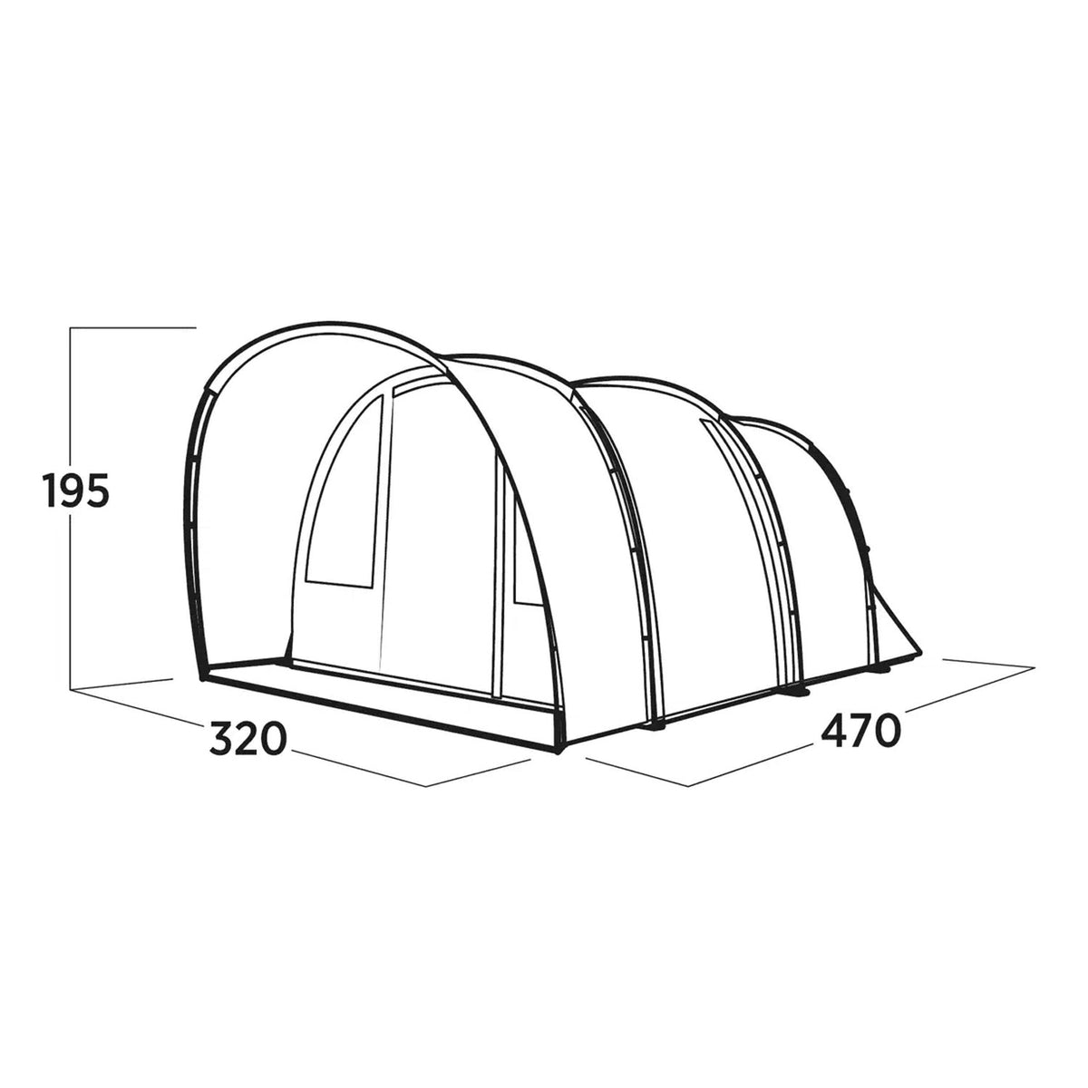 Easy Camp Skarvan 5, 5-Person Tent Tents Easy Camp