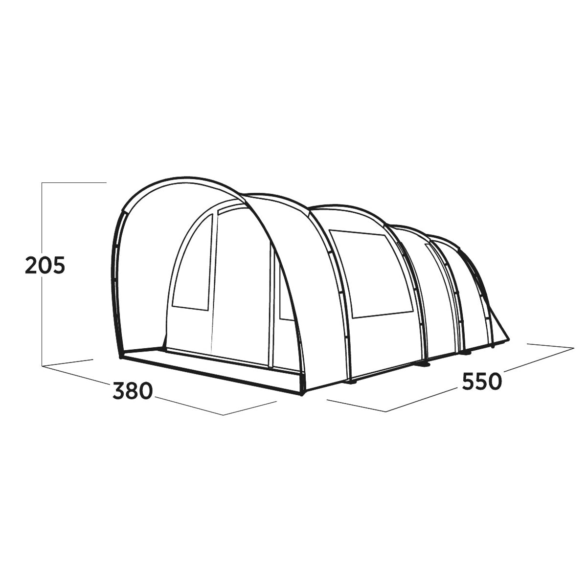 Easy Camp Skarvan 6, 6-Person Tent Tents Easy Camp