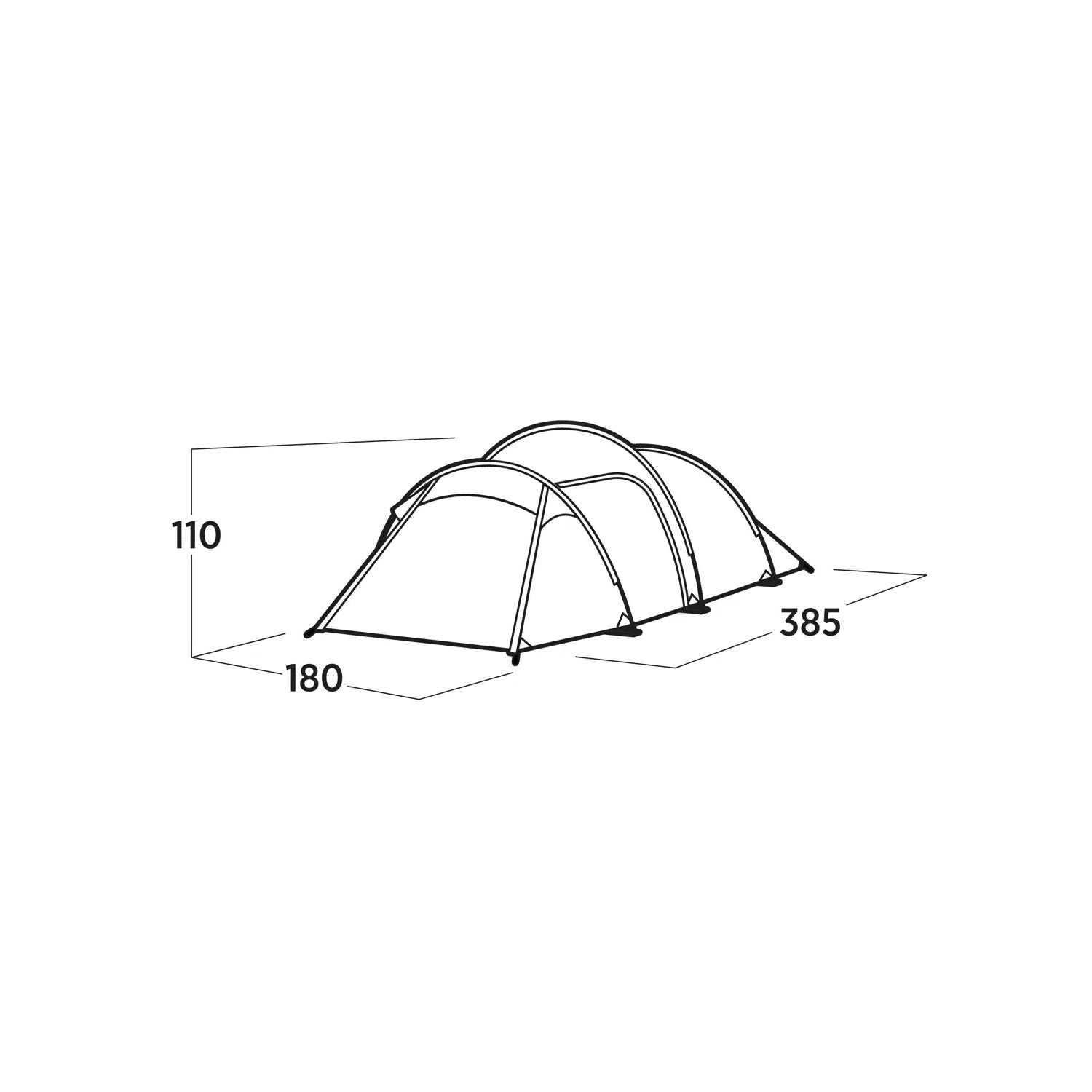 Easy Camp Pasvik 3, 3-Person Tent Tents Easy Camp