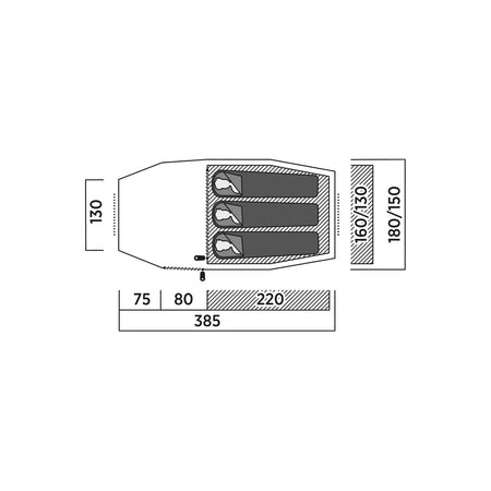 Easy Camp Pasvik 3, 3-Person Tent Tents Easy Camp