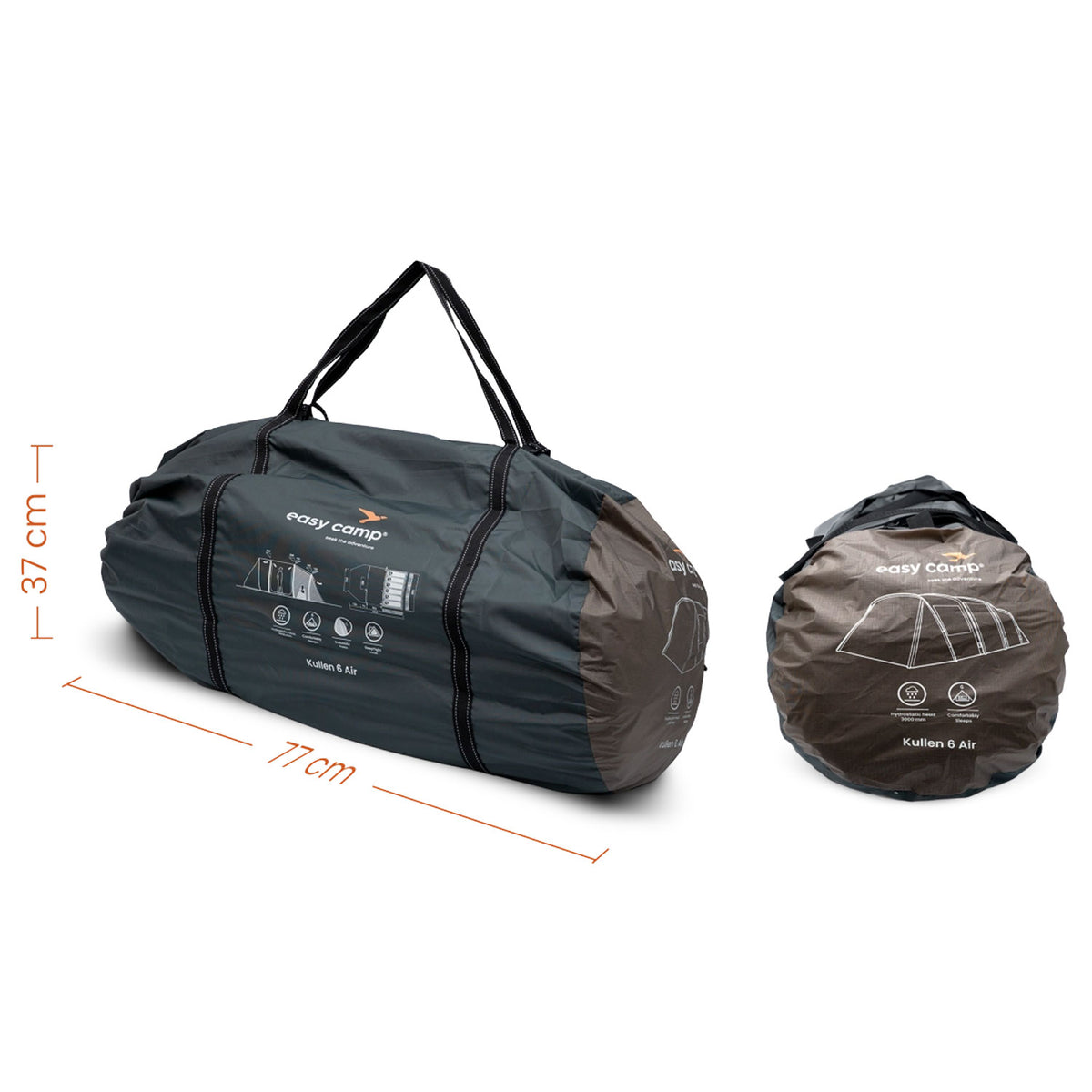 Easy Camp Kullen 6 Air 6-Person Tent Tents Easy Camp