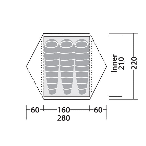 Robens Boulder 3 Person Tent Tents Robens   