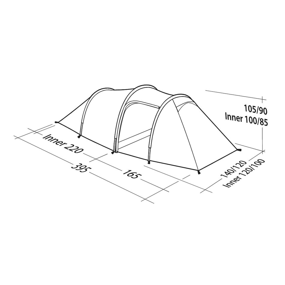 Robens Pioneer 2EX Tent, 2-Person Tents Robens   