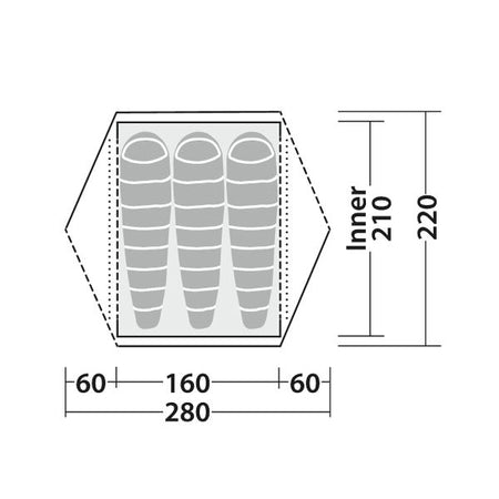 Robens Aster 3 Pro, 3-Person Tent Tents Robens