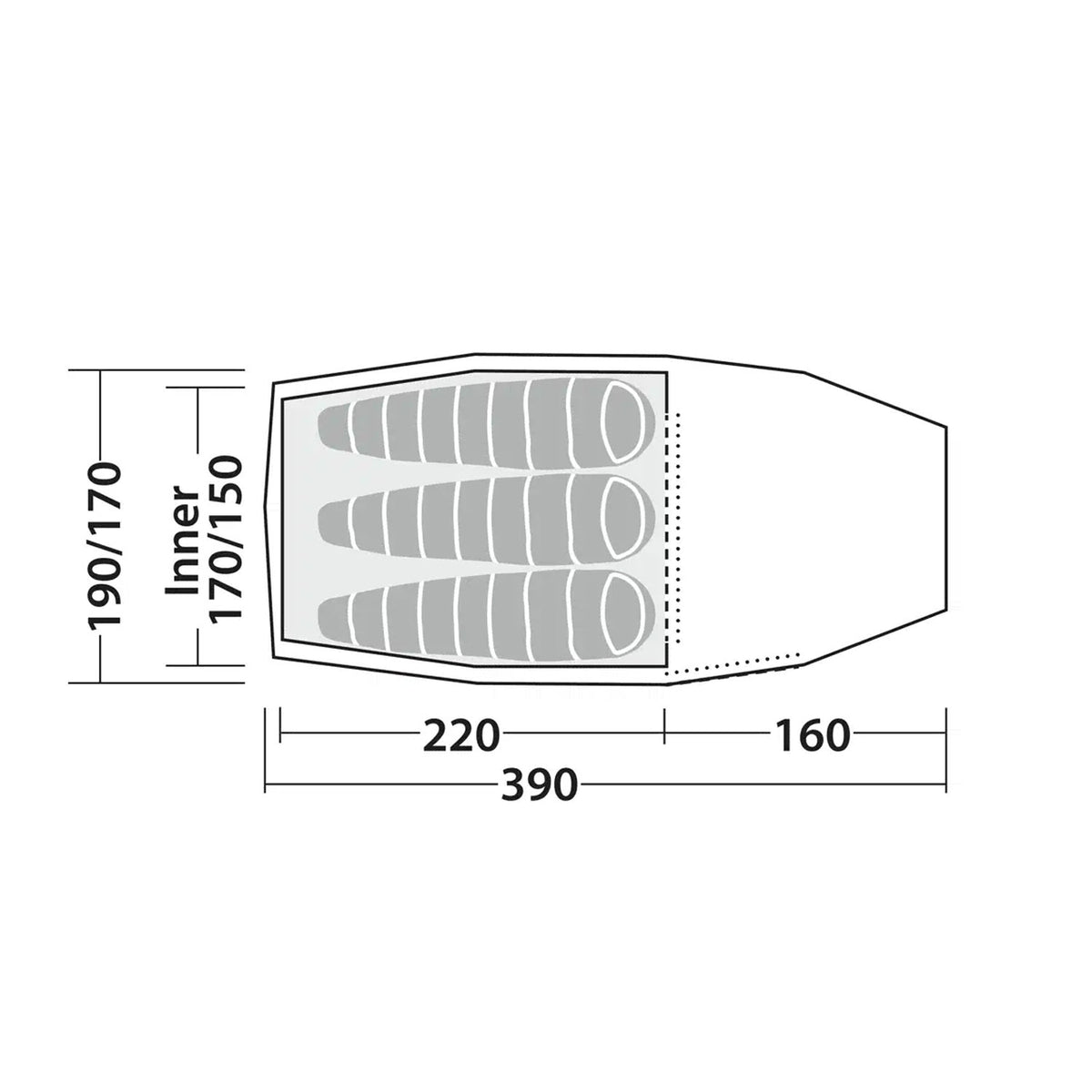 Robens Sage 3 Pro 3-Person Tent Tents Robens