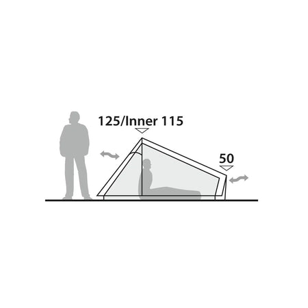 Robens Via 1 UL Lightweight Trekking Pole Tent, 1-Person Tents Robens