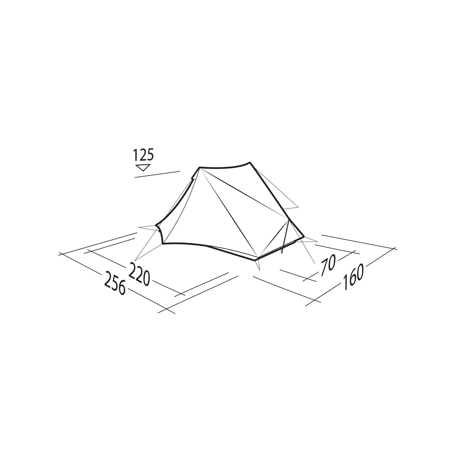 Robens Via 1 UL Lightweight Trekking Pole Tent, 1-Person Tents Robens