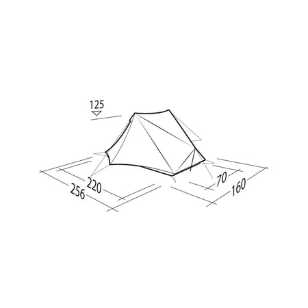 Robens Via 1 UL Lightweight Trekking Pole Tent, 1-Person Tents Robens