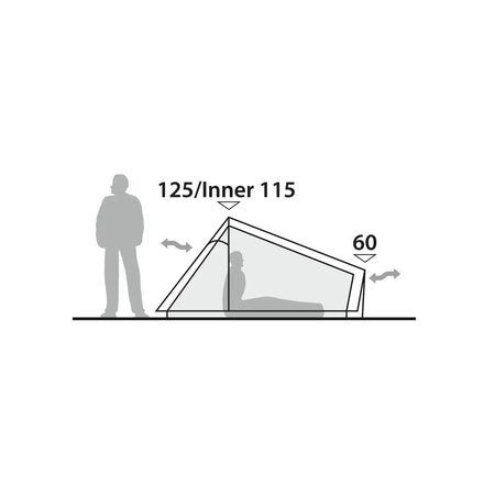 Robens Via 2 UL Lightweight Trekking Pole Tent, 2-Person Tents Robens