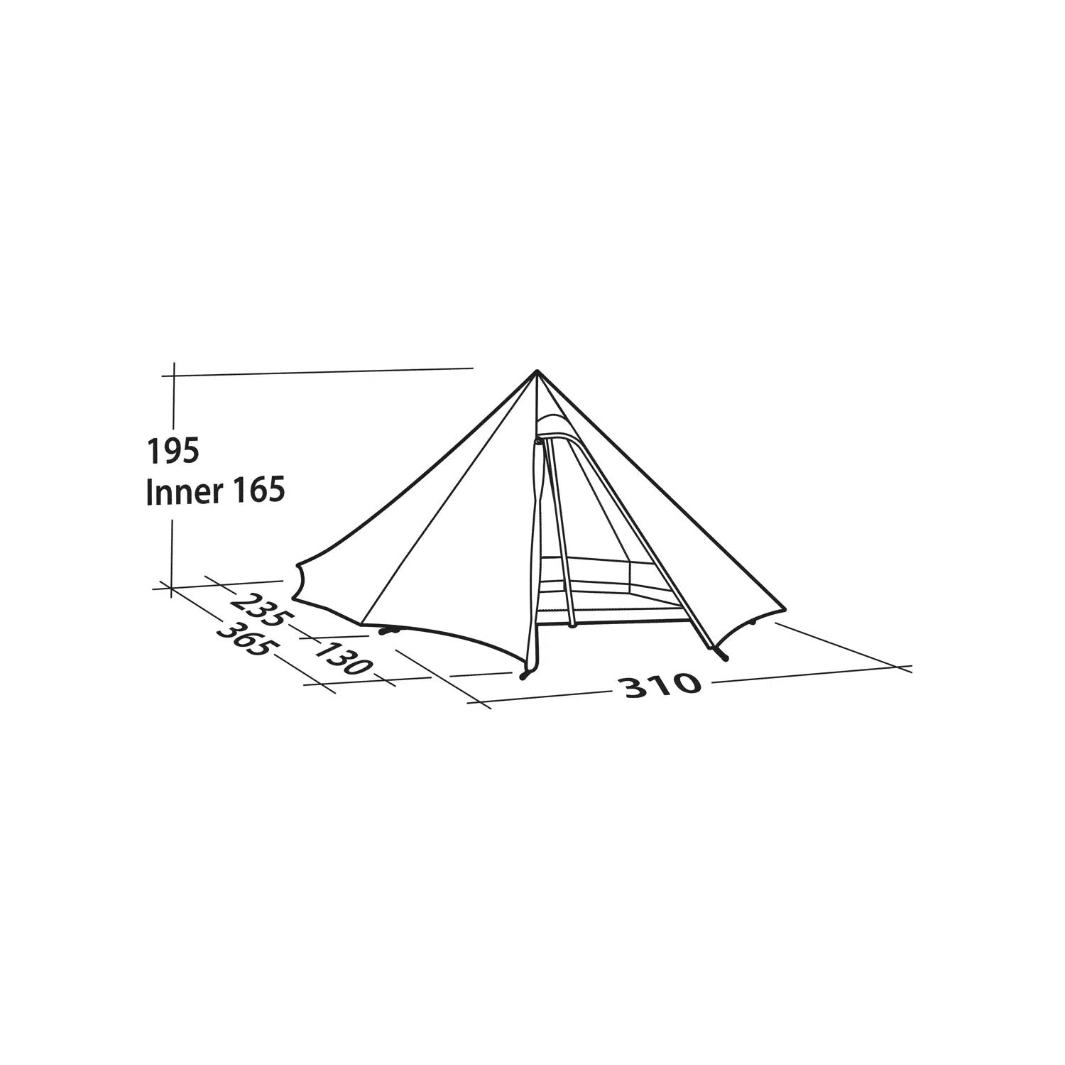 Robens Venturer 4 LW 4-Person Tent Tents Robens