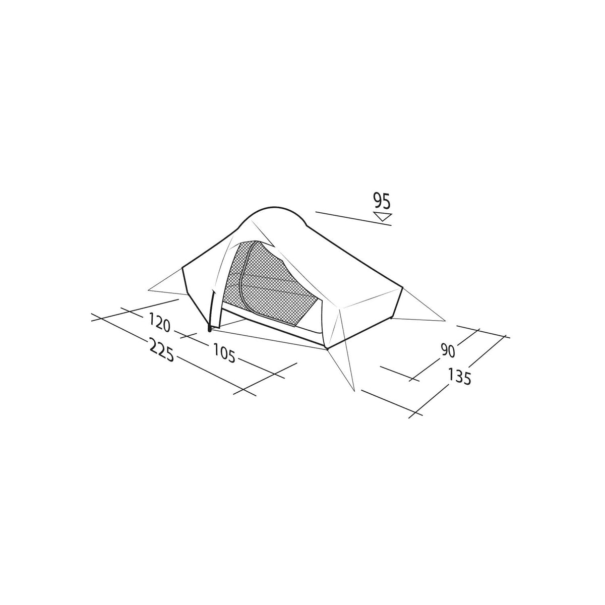 Robens Chaser 1 LW Lightweight 1-Person Tent Tents Robens