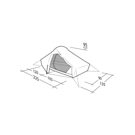 Robens Chaser 1 LW Lightweight 1-Person Tent Tents Robens