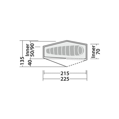 Robens Chaser 1 LW Lightweight 1-Person Tent Tents Robens