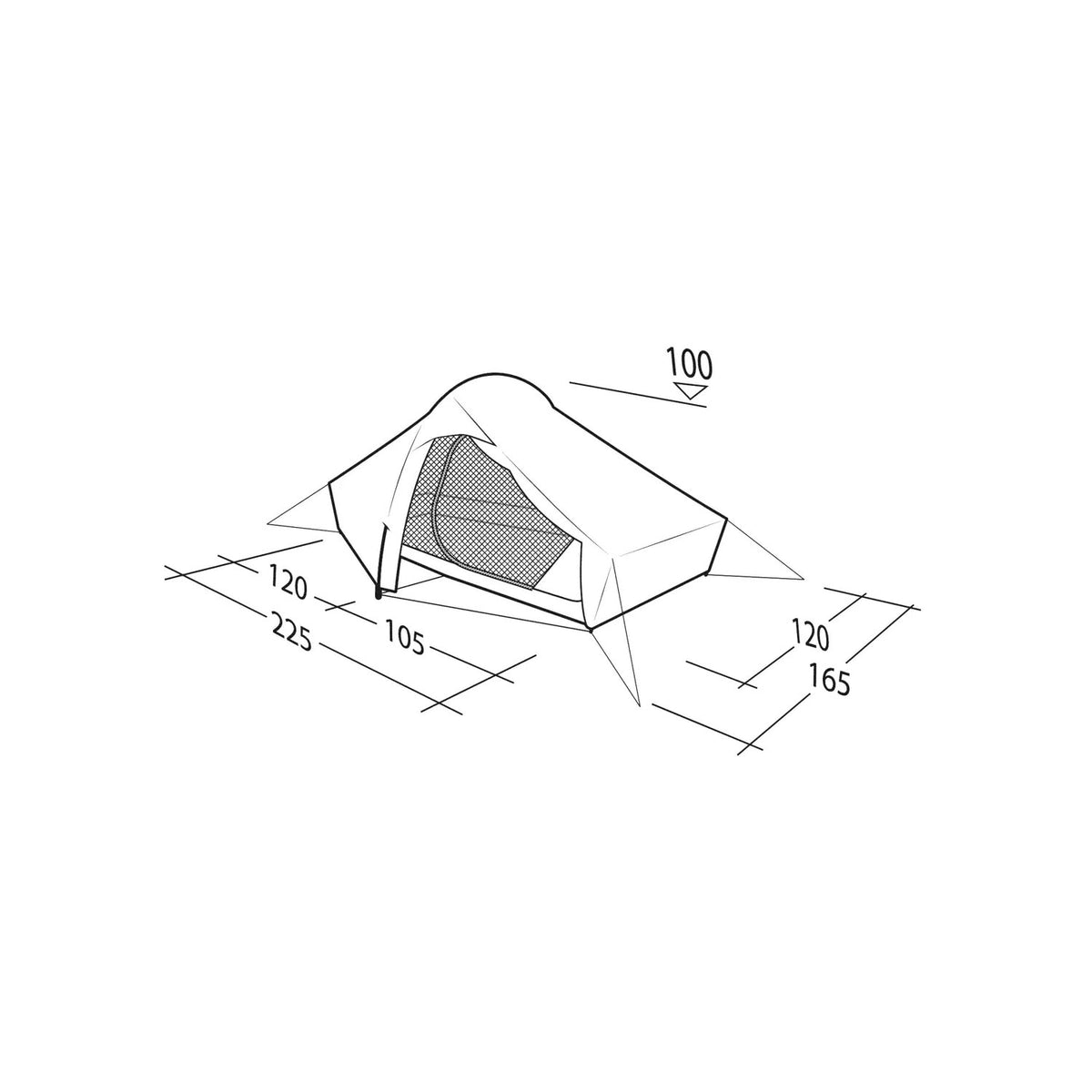 Robens Chaser 2 LW Lightweight 2-Person Tent Tents Robens