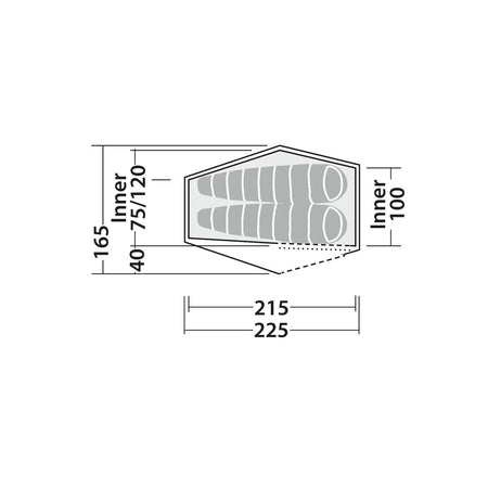 Robens Chaser 2 LW Lightweight 2-Person Tent Tents Robens